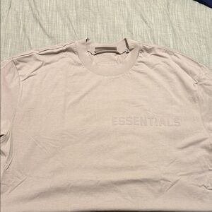 ESSENTIALS Men’s Crewneck T-Shirt — Beige